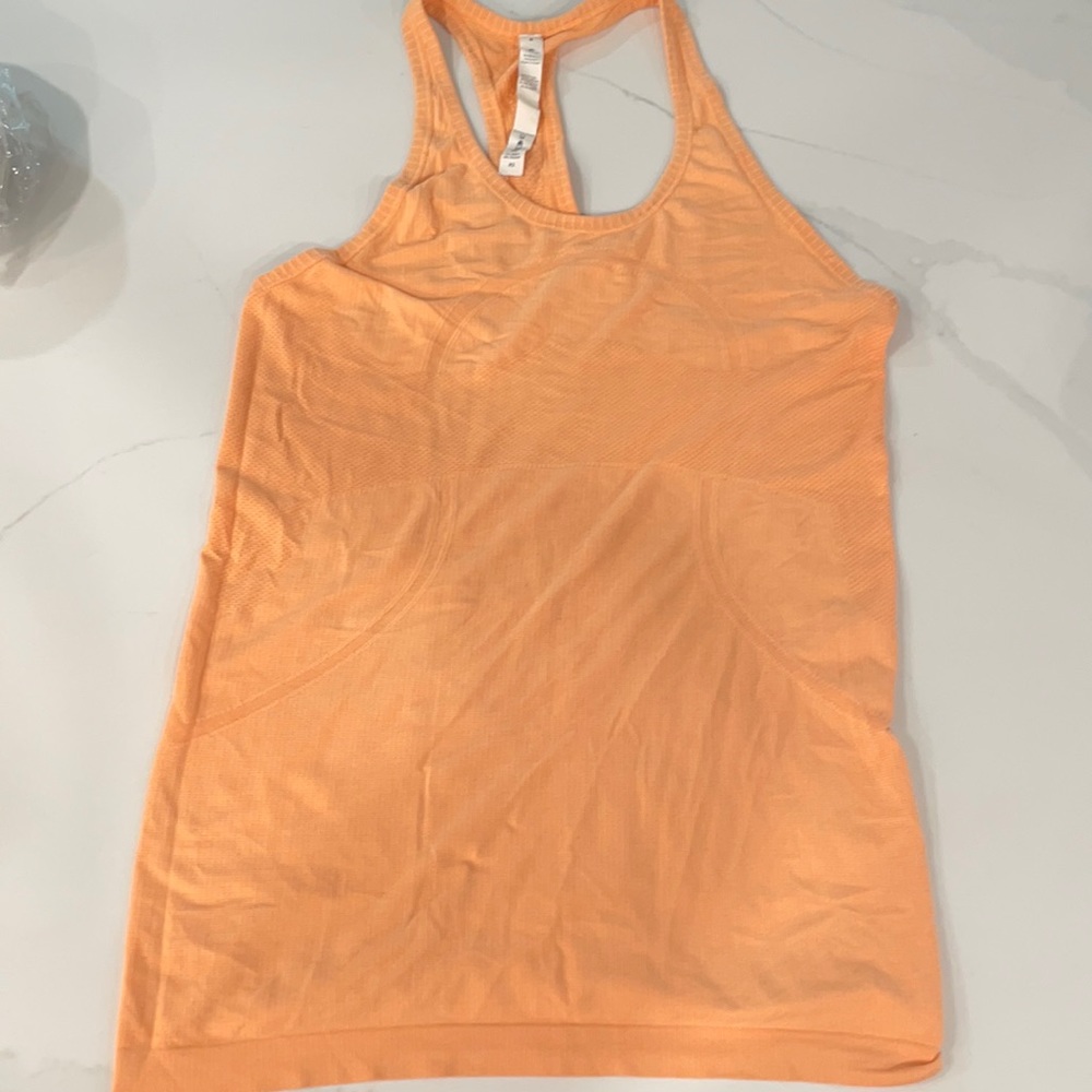 Lululemon orange tank top